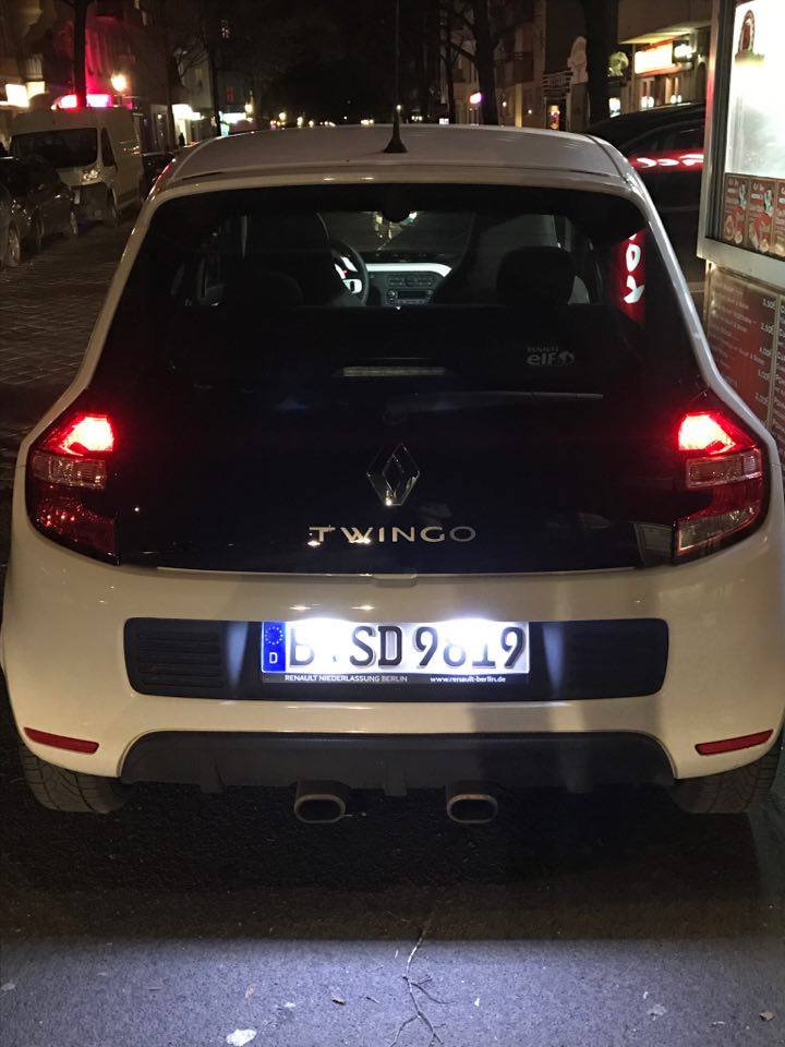 Twin 4 Fun mit LED Kennzeichenbeleuchtung :)